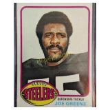 Vintage mean Joe Green card