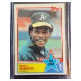 Vintage 1983 Ricky Henderson card