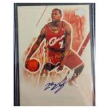Reprint LeBron James facsimile auto