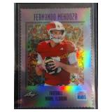 IU football Fernando Mendoza refractor card