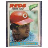 Vintage Topps Johnny bench near Mint