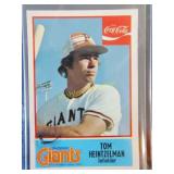 Rare vintage 1976 Phoenix Giants card mint