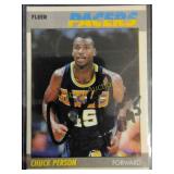 Chuck person rookie auto fair condition