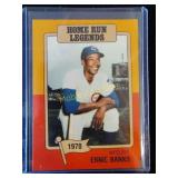 Vintage Ernie Banks 1980s card