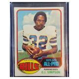 Vintage Topps OJ Simpson