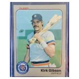 Vintage 1983 Fleer Kirk Gibson mint condition