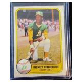 Vintage 81 Fleer Ricky Henderson near Mint