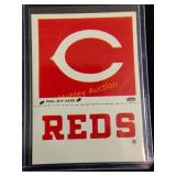 Vintage Cincinnati reds sticker card
