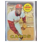 Vintage 1969 Topps Bob Gibson low grade