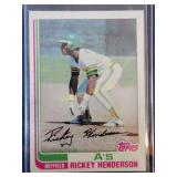 Vintage 1982 Topps Ricky Henderson near Mint