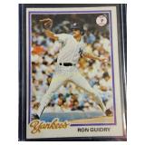 Vintage 1978 Ron guidry near Mint