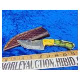 Damascus handmade knife