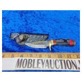 The mask is handmade knife