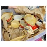 Campbell's soup cups and miscellaneous with