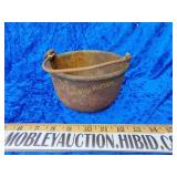 Small cast iron kettle