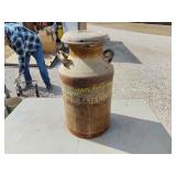 Armor creamery's milk can