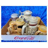 Miscellaneous steines and beer mugs NO SHIPPING