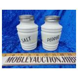 Vintage salt and pepper shakers