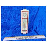 First Federal of Clark County thermometer metal