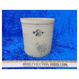 2 gallon crock hairline crack