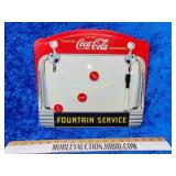 Vintage looking Coca-Cola dry erase board