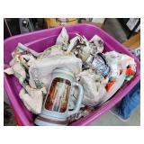 Tote of steins and more NO SHIPPING