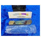 Multi-colored vintage Hunter's knife new