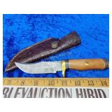 Damascus handmade knife