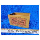 Coca-Cola wooden crate miniature size