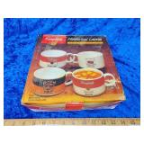 Vintage four-piece Campbell's historical label