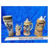 2 Western Germany steins and more