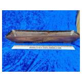 Antique Copper guttering made into planter