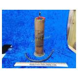 Unusual brass fire extinguisher THE CAPTAIN