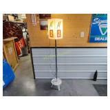 Vintage Marsh Grocery Checkout light with stand