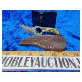 Beautiful handmade knife with sheath