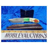 Beautiful handmade knife with sheath