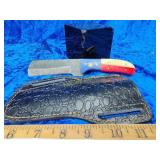 Beautiful handmade knife with sheath