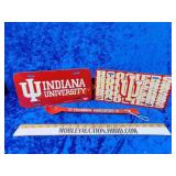 2 plastic IU plates plus IU Hoosier back