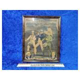Original 1918 WW1 Uncle  beautiful frame22x18