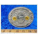 1982 Western belt buckle award