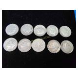 10x Silver dimes