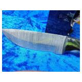 Beautiful handmade knife with sheath