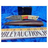 Beautiful handmade knife with sheath