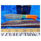 Beautiful handmade knife with sheath