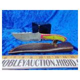 Beautiful handmade knife with sheath