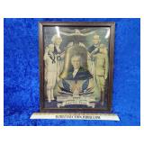 Original 1918 WW1 POSTER IN FRAME NY CHAD