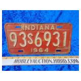 1964 NEL license plate