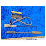 Misc tool flat bacon press ice hooks