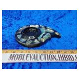 Art deco ashtray has small cracks