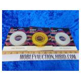 Three vintage pinstriping